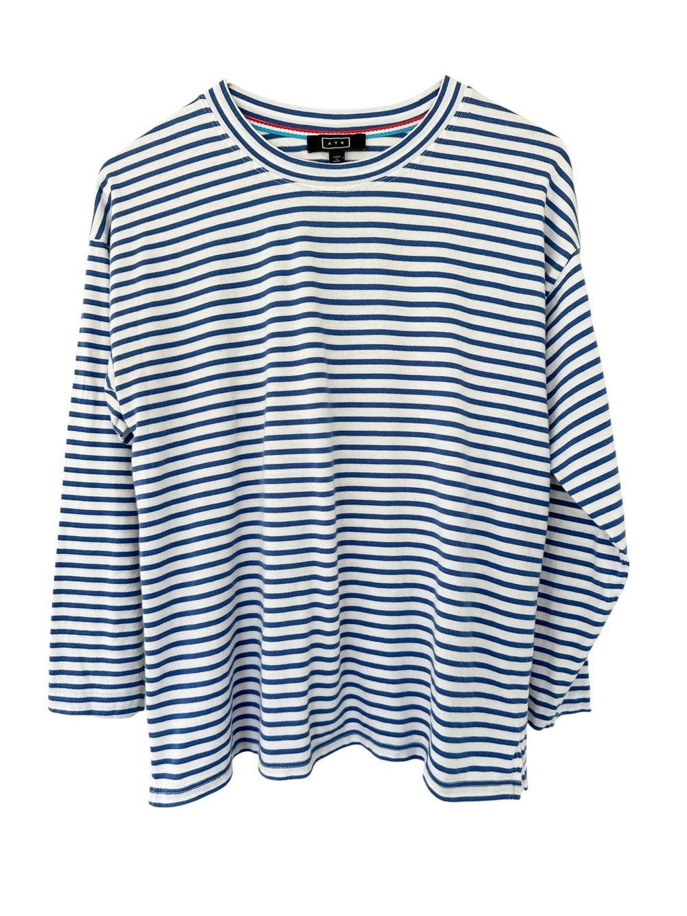 AYR • The Port Tee Blue White Stripe - Picture 6 of 9